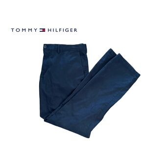 Tommy Hilfiger EUC Men’s Regular Fit Stretch Pants Chinos Navy 38/34